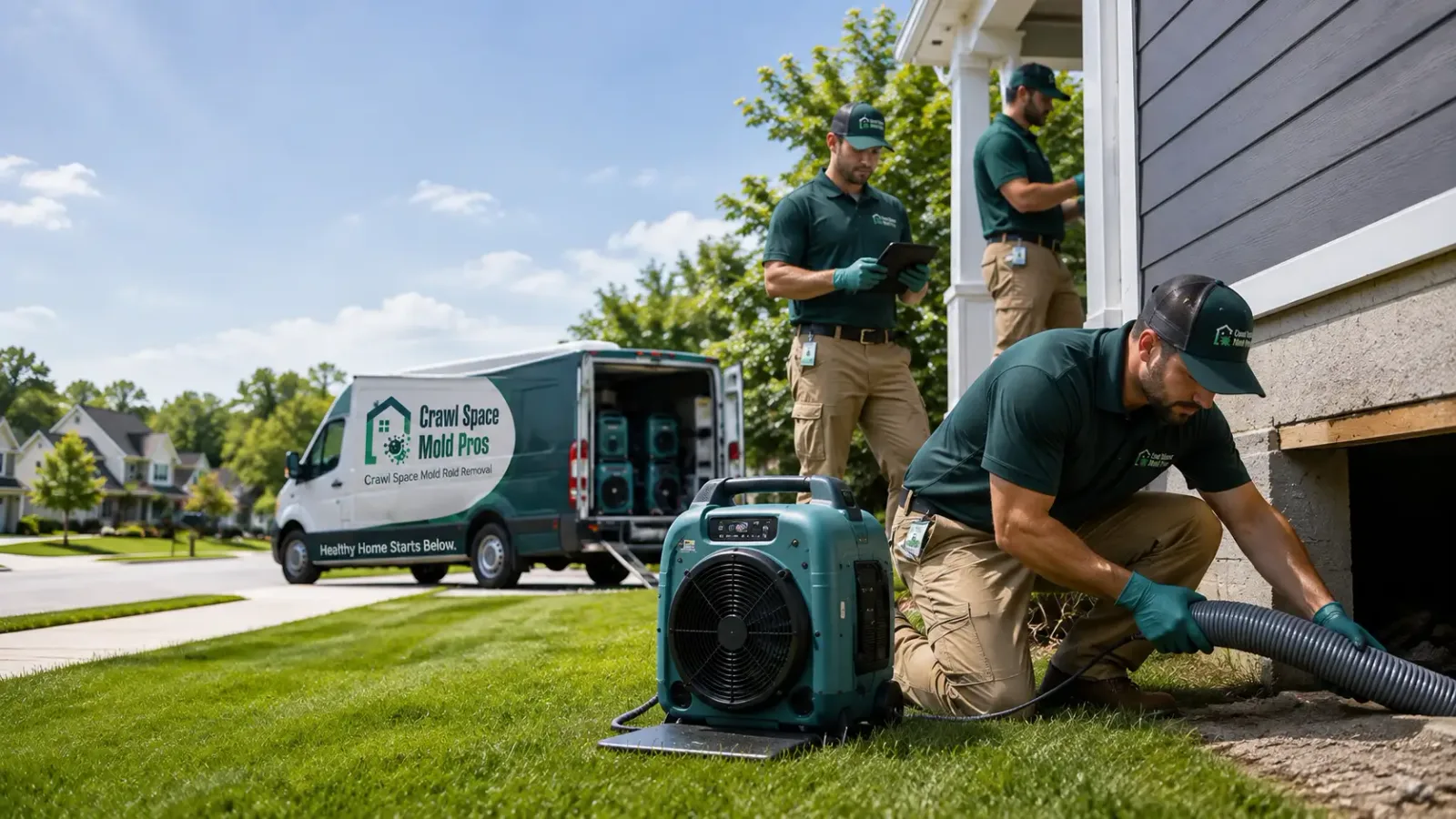 Crawl Space Mold Removal in Brimfield, IL